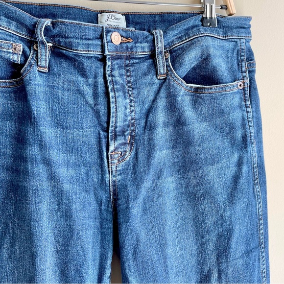 J. crew Vintage Straight Raw Edge Blue Jeans - Picture 2 of 3
